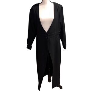 Howard wolf- Long black jacket